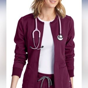 Greys anatomy scrub jacket black only. M NWT